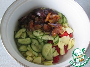 Салат овощной с морской солью