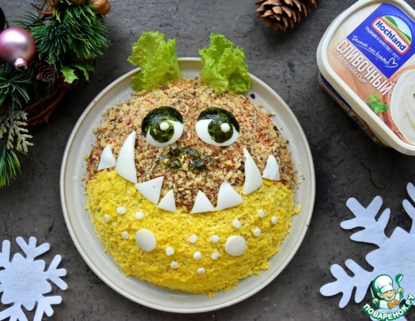 Салат " приручить дракона 2024"