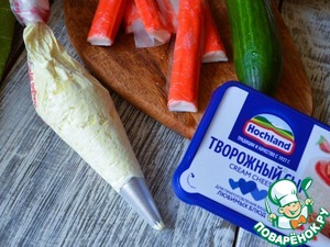 Салат с крабовыми палочками "Лёгкий"