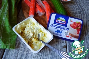 Салат с крабовыми палочками "Лёгкий"