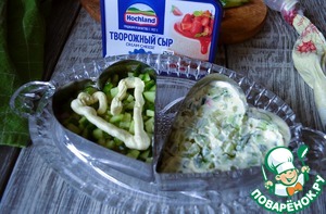 Салат с крабовыми палочками "Лёгкий"