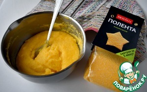 Салат с полентой и тунцом Салат с полентой и тунцом