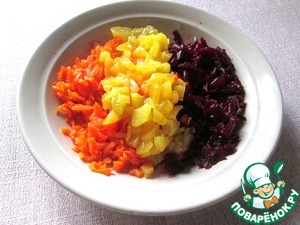 Салат с соусом из печёных яблок Салат с соусом из печёных яблок