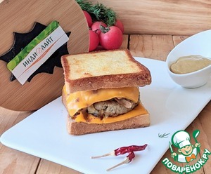 Сэндвич «Патти Мелт» с индейкой