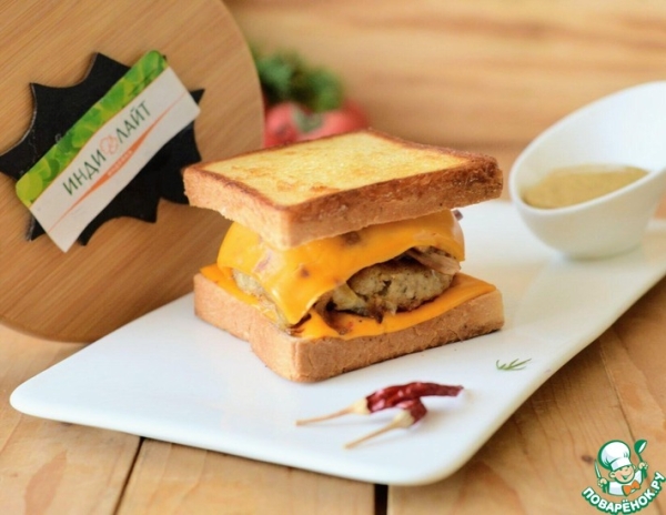 Сэндвич «Патти Мелт» с индейкой