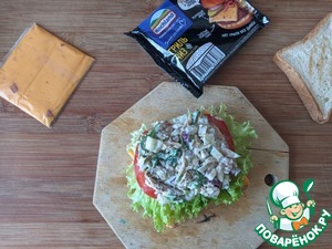 Сэндвич «Туна мелт»