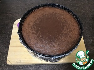 Шоколадно-апельсиновый чизкейк