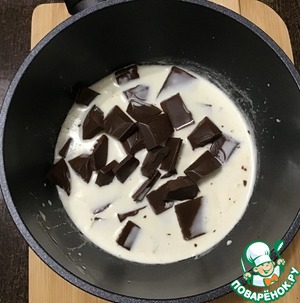 Шоколадно-апельсиновый чизкейк