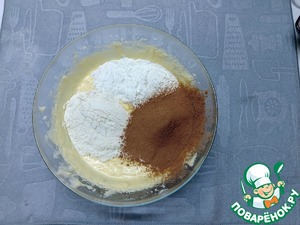 Шоколадные мини-вафли с кремом-чиз