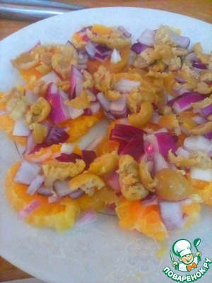 Сицилийский апельсиновый салат с луком