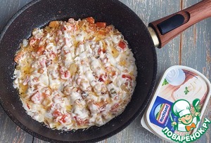 Сливочная гречка с курицей в духовке