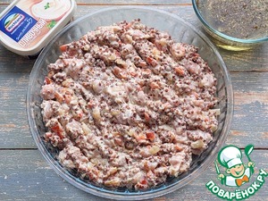 Сливочная гречка с курицей в духовке