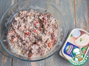 Сливочная гречка с курицей в духовке