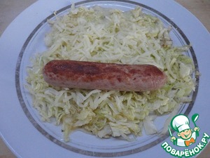 Сосиски в капусте Сосиски в капусте