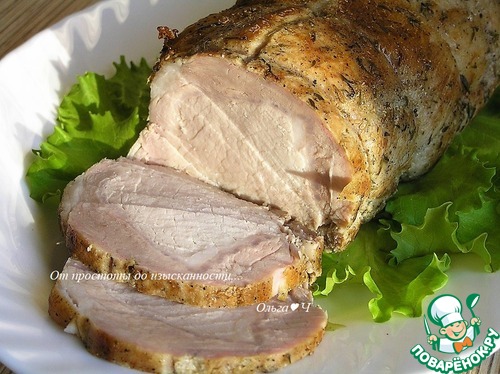 Свинина с тимьяном в белом вине Свинина с тимьяном в белом вине