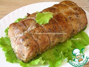 Свинина с тимьяном в белом вине Свинина с тимьяном в белом вине