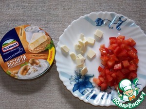 Сытная запеканка с яичной заливкой