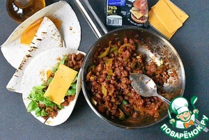 Такос с говяжим фаршем