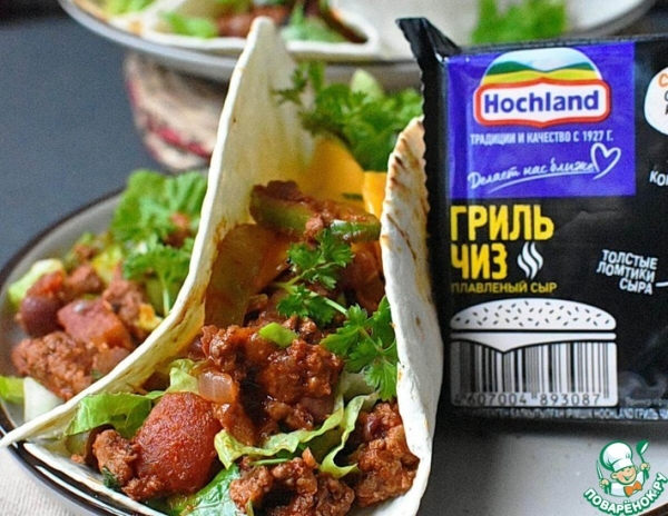 Такос с говяжим фаршем