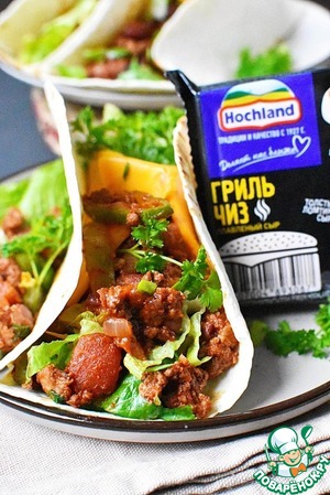 Такос с говяжим фаршем