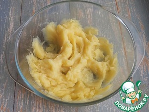 Тонкие картофельные вафли с ветчиной Тонкие картофельные вафли с ветчиной