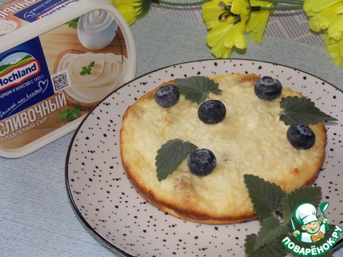 Творожная запеканка с печеньем Творожная запеканка с печеньем