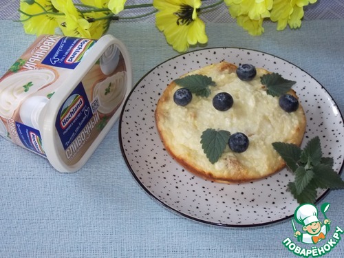 Творожная запеканка с печеньем Творожная запеканка с печеньем