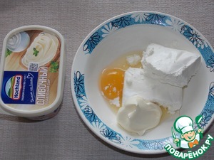 Творожная запеканка с печеньем Творожная запеканка с печеньем