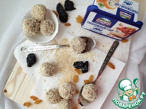 Творожный десерт с сухофруктами Творожный десерт с сухофруктами