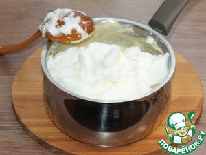 Ванильно-медовое суфле из поленты