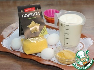 Ванильно-медовое суфле из поленты