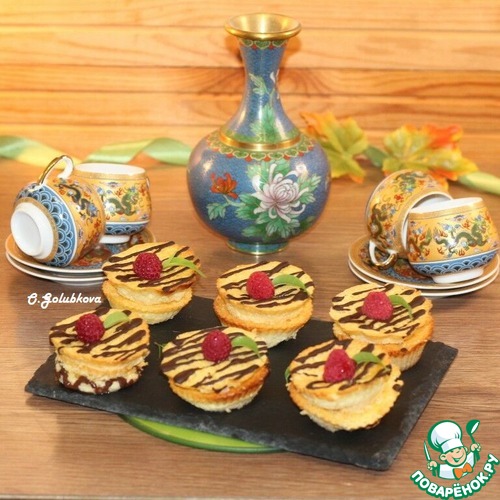 Ванильно-медовое суфле из поленты