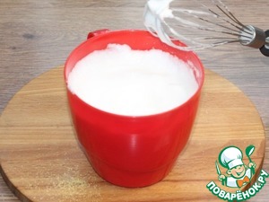 Ванильно-медовое суфле из поленты