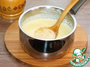 Ванильно-медовое суфле из поленты