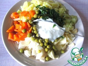 Винегрет из овощей и фруктов