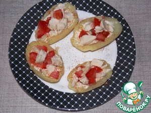 Вкусный фаршированный картофель с плавленым сыром