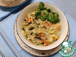 Закуска из баклажанов с грибами