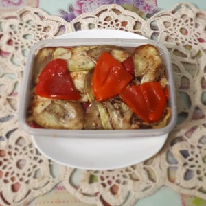 Закуска из перца и баклажан