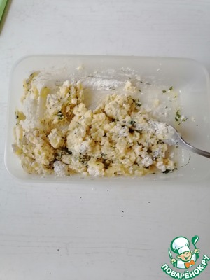 Закуска на картофельных пончиках Закуска на картофельных пончиках