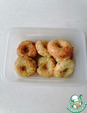 Закуска на картофельных пончиках Закуска на картофельных пончиках