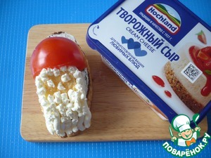 Закусочные бутерброды "Дед Мороз" Закусочные бутерброды "Дед Мороз"