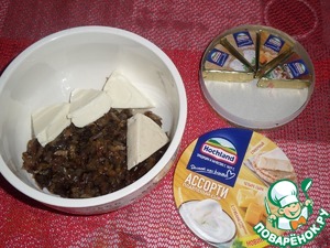 Запеченная скумбрия с овощами и сыром