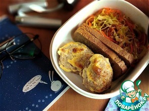 Запечённые котлеты из индейки с кориандром Запечённые котлеты из индейки с кориандром