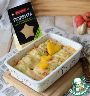 Запеканка из поленты с цуккини Запеканка из поленты с цуккини