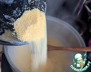 Запеканка из поленты с цуккини Запеканка из поленты с цуккини