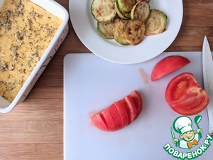 Запеканка из поленты с цуккини Запеканка из поленты с цуккини