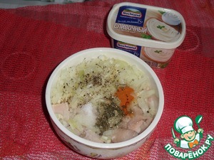 Запеканка с овощами и курицей Запеканка с овощами и курицей