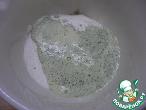 Зеленые равиоли с чесночным соусом Зеленые равиоли с чесночным соусом