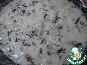 Зеленые равиоли с чесночным соусом Зеленые равиоли с чесночным соусом