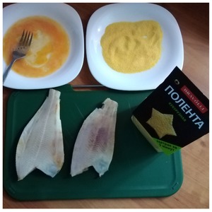 Жареная камбала в хрустящей панировке